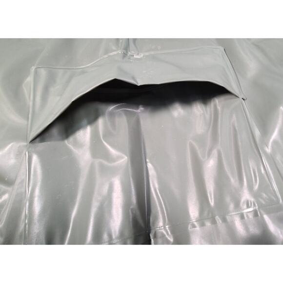 Rare Vintage Converse Hodgman USA Made Heavy Duty Green Raincoat Men's Medium - Picture 4 of 6